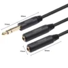 1fdc91b09ffbe26a0ffc2accf077055a.webp 20CM Mic 6mm male to female 1 to 2 audio adapter cable Mic adapter