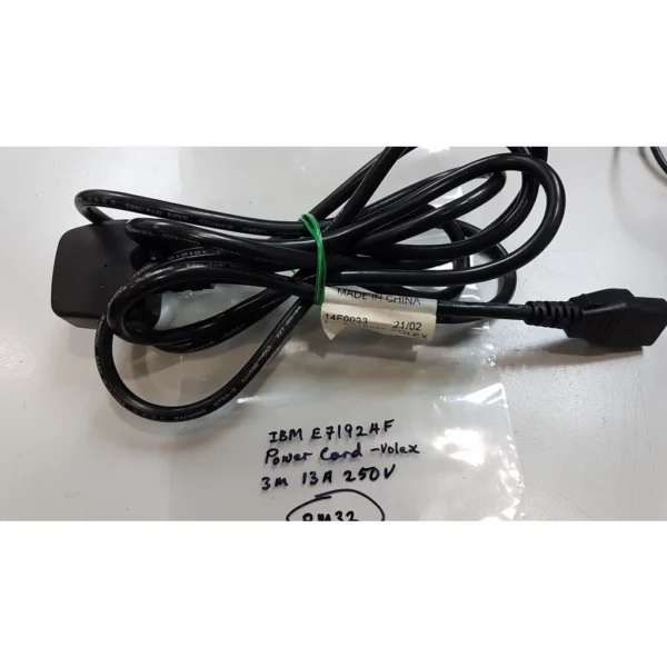 Power Cord 3pin UK IBM E71924F   Volex