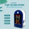 Portable Finger Oximeter Fingertip Pulse Oximeter with Sleep Monitor Heart Rate Spo2 PR  Oksigen