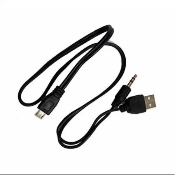 Speakers cables 2in1 mini usb cable with aux jack Micro USB cable with aux input