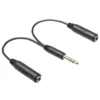 cb12d3b67949a379c12392361cf0d60e.webp 20CM Mic 6mm male to female 1 to 2 audio adapter cable Mic adapter
