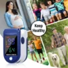 Portable Finger Oximeter Fingertip Pulse Oximeter with Sleep Monitor Heart Rate Spo2 PR  Oksigen