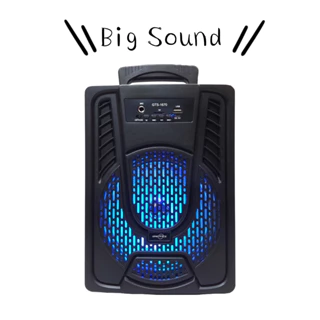 GTS 1670 20 cm Wireless Bluetooth Speaker with USB port SD card FM radio