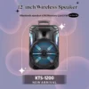 KTS 1200 30 cm  Wireless Portable Bluetooth Speaker With Led Light Radio Sd card USB
