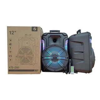 KTS 1200 30 cm  Wireless Portable Bluetooth Speaker With Led Light Radio Sd card USB