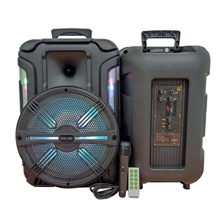 KTS 1200 30 cm  Wireless Portable Bluetooth Speaker With Led Light Radio Sd card USB