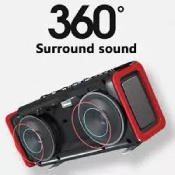 TG174 Bluetooth Speaker Wireless Loudspeaker Sound System Desktop Alarm Clock Function Subwoofer Music Center with TF FM