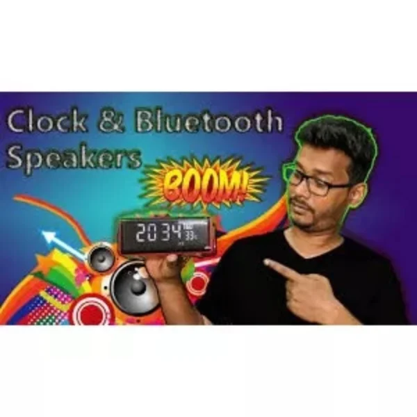 TG174 Bluetooth Speaker Wireless Loudspeaker Sound System Desktop Alarm Clock Function Subwoofer Music Center with TF FM