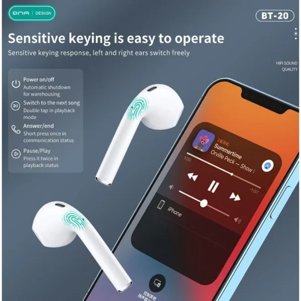 my-11134207-7r98p-lq3puz79lbkl0c.webp DNA design BT 20 Colorful tws Bluetooth Earphone 5 0 inpods i12 Wireless Touch Control Earbuds TWS Stereo Headset