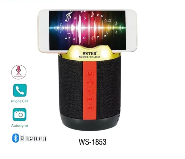 WS 1853 TWS WIRELESS SPEAKER PORTABLE SPEAKER BLUETOOTH OUTDOOR Speaker FM RADIO TWS SPEAKER
