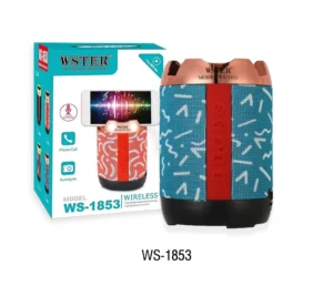 WS 1853 TWS WIRELESS SPEAKER PORTABLE SPEAKER BLUETOOTH OUTDOOR Speaker FM RADIO TWS SPEAKER